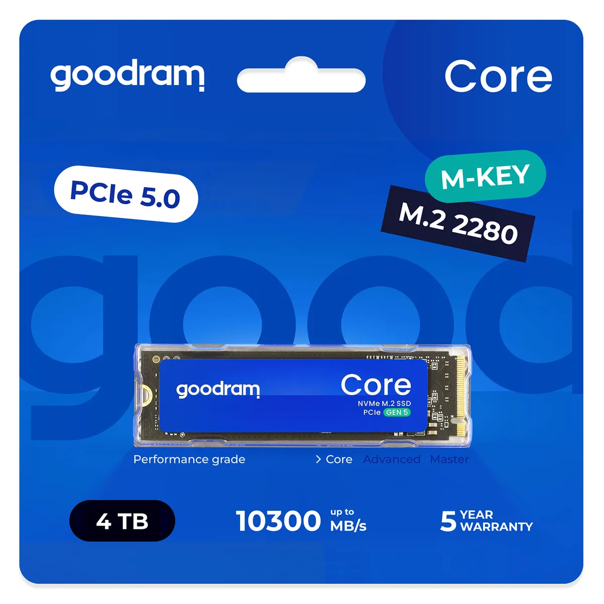 Накопичувач SSD 4TB Goodram Core M.2 2280 PCIe 5.0 x4 NVMe 3D NAND (SSDR-GRC01-4K0-80) - мініатюра 10