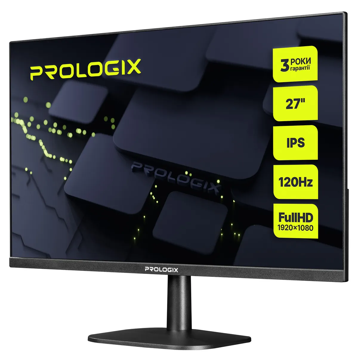 Монітор Prologix 27" P2725HV IPS Black 120Hz - мініатюра 3