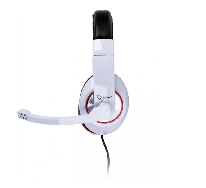 Гарнітура Gembird MHS-001-GW White - мініатюра 3