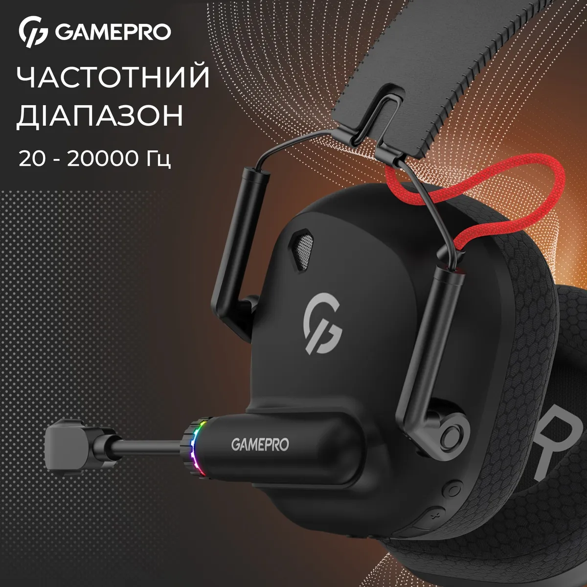 Гарнітура GamePro Genesis Mercury Pro Black (HSW120B) - мініатюра 15