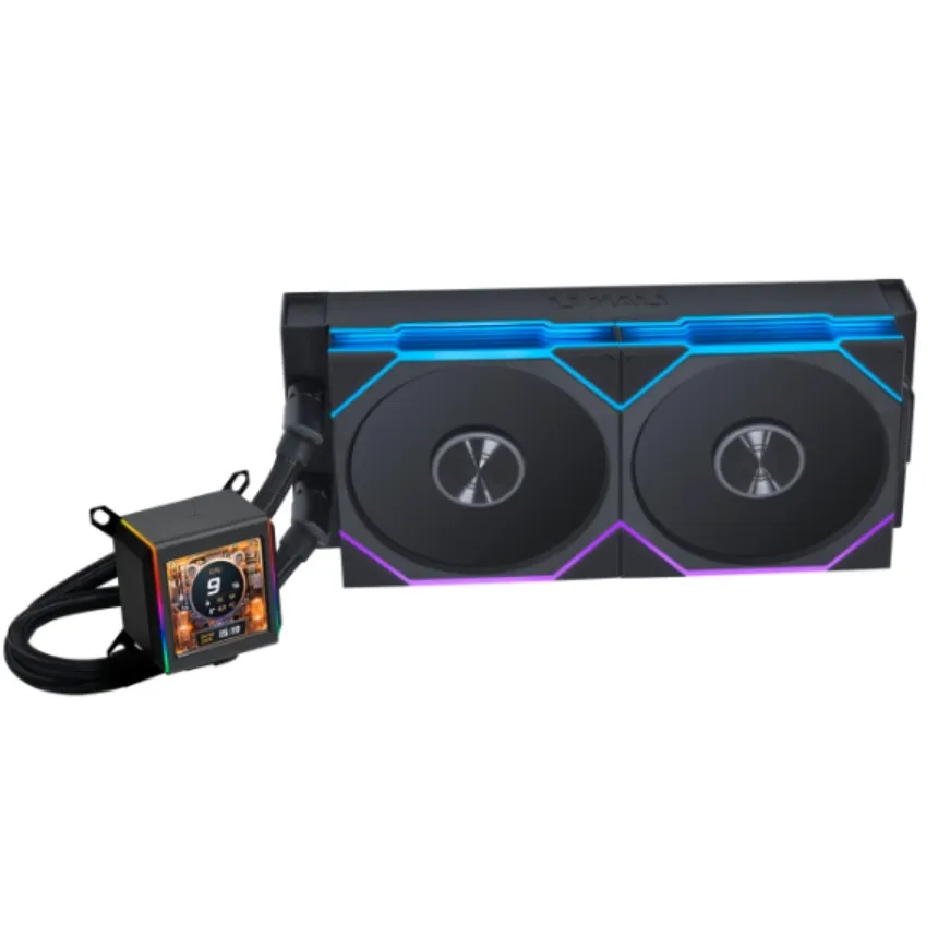 Система водяного охолодження Lian Li Galahad GA II LCD TL 280, Black (G89.GA2ALCD28TLB.00) - зображення 1