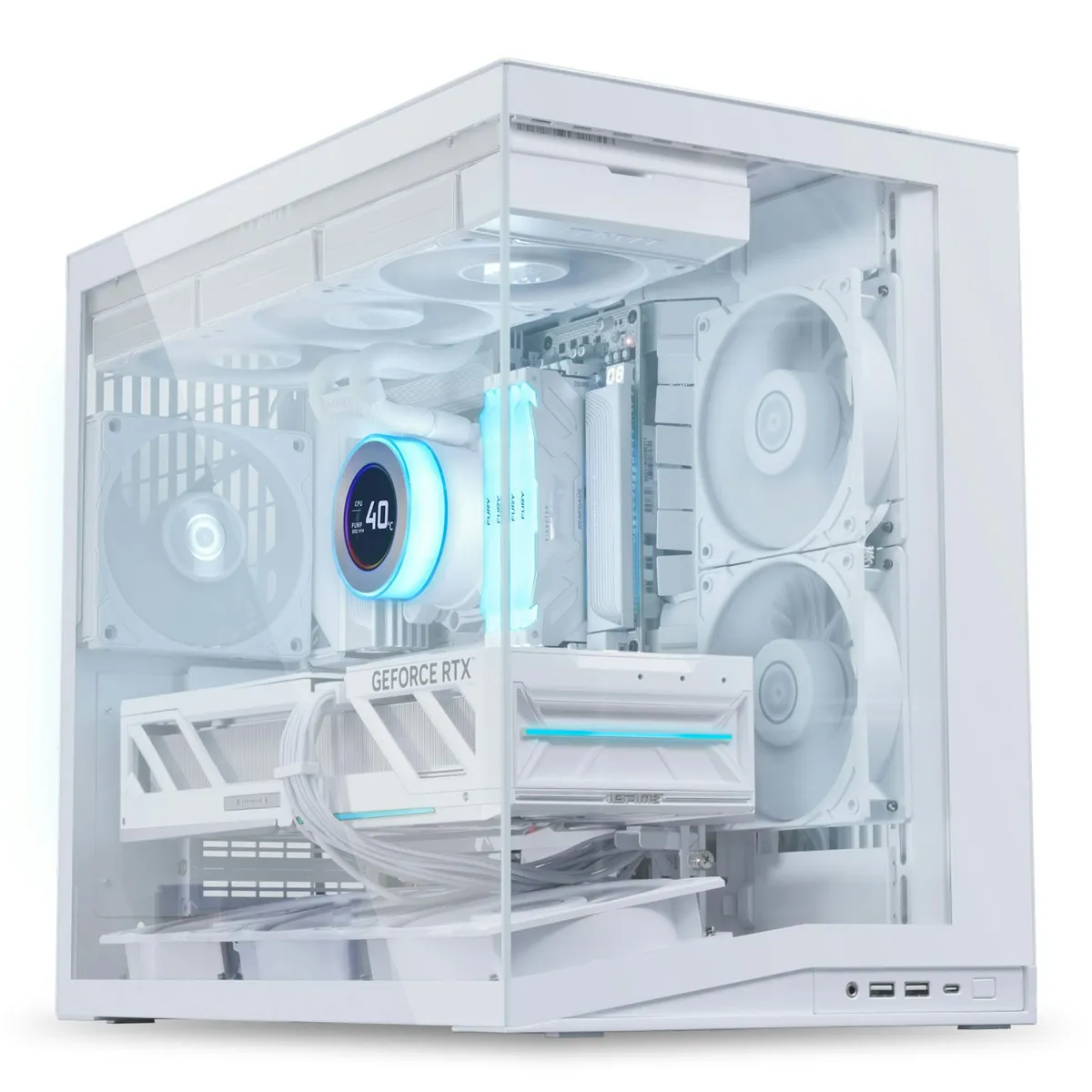 Корпус Lian Li O11 Dynamic Mini V2 Flow White (G99.O11DMIV2FW.00) без БЖ - мініатюра 10