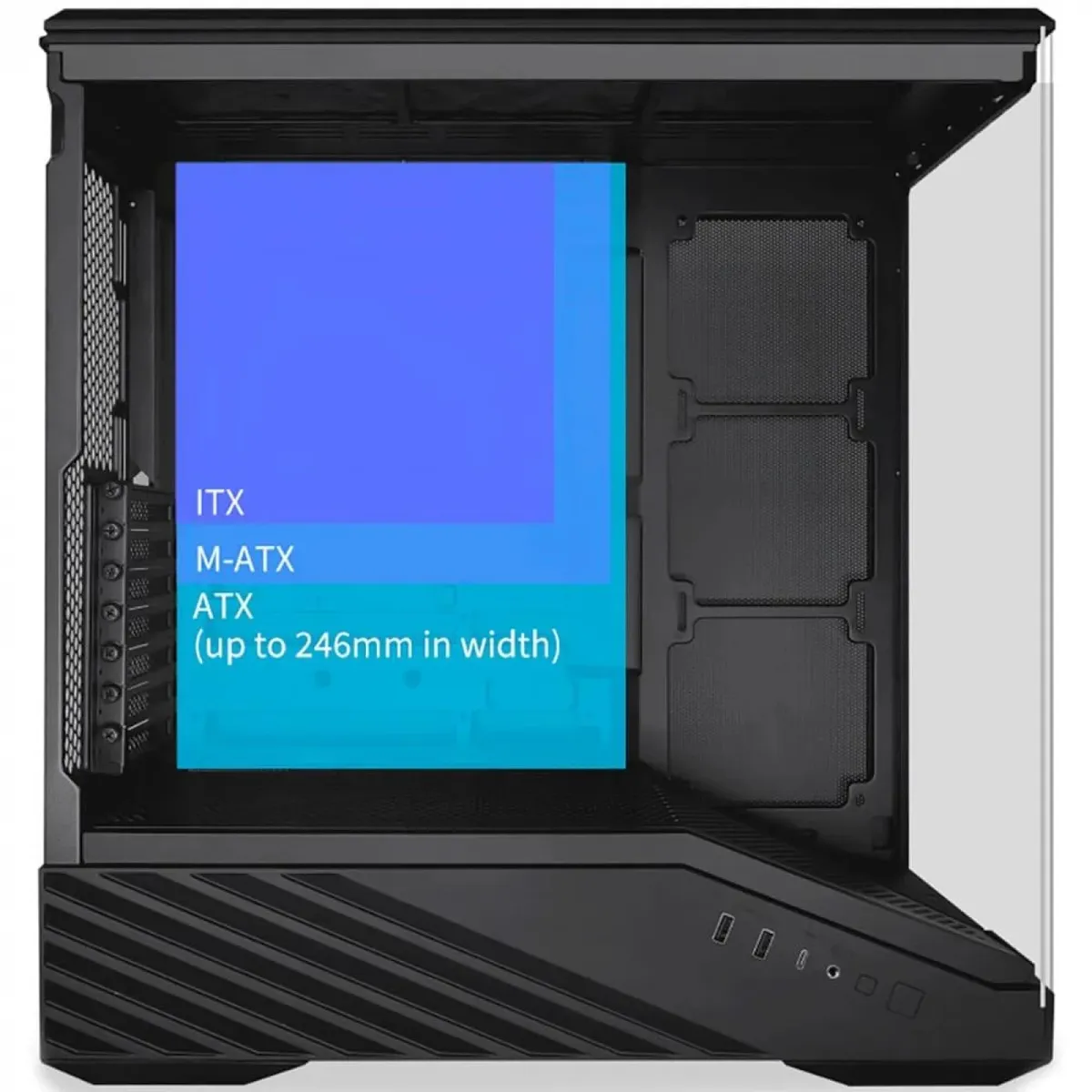 Корпус Lian Li Vector V100R Black (G99.V100RX.01) без БЖ - мініатюра 4