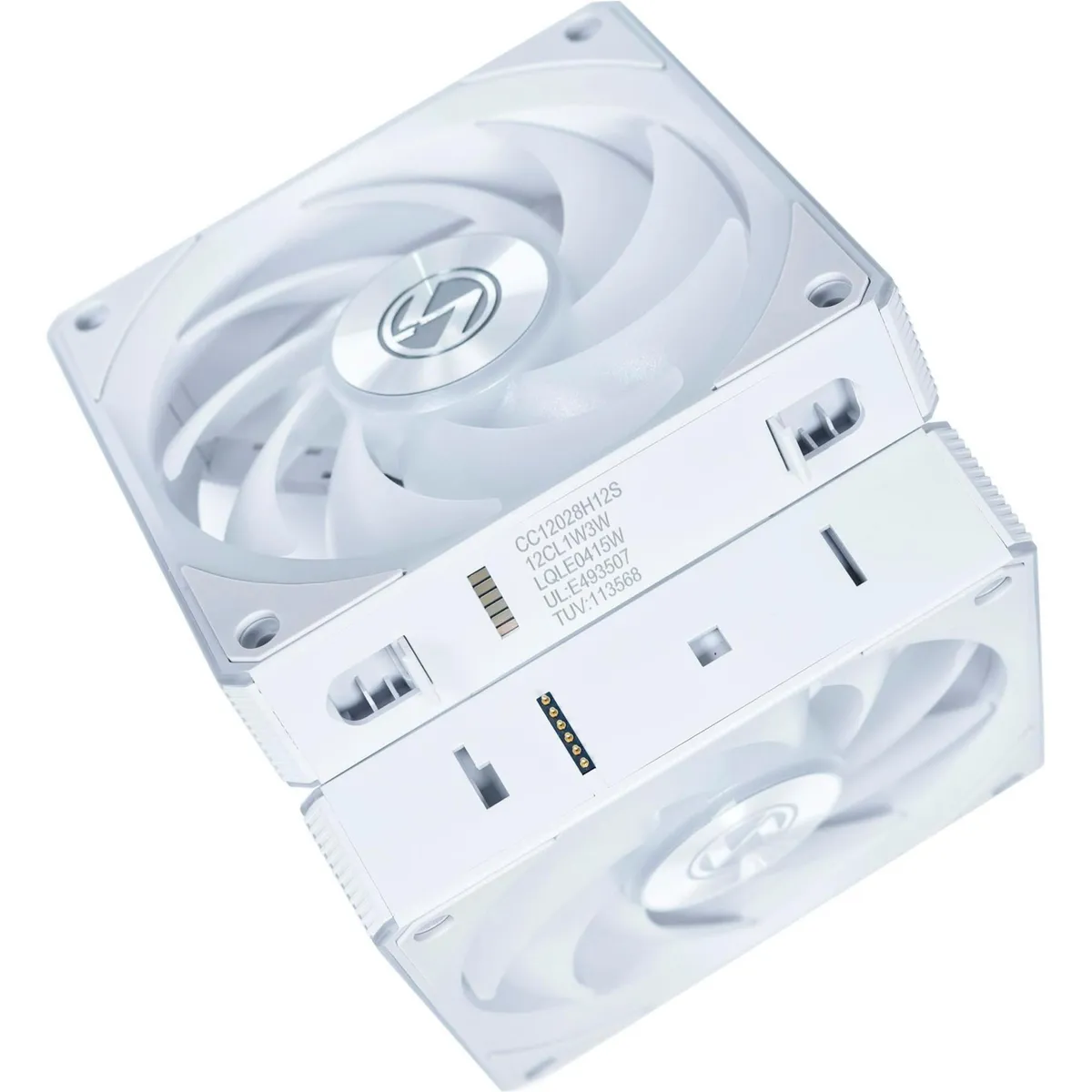 Вентилятор Lian Li Uni Fan CL Wireless 120-3 Reverse Blade White (G99.12RCL1W3W.00) - мініатюра 5