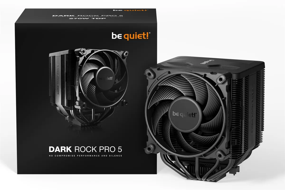 Кулер процесорний be quiet! Dark Rock Pro 5 Black (BK036) - мініатюра 6