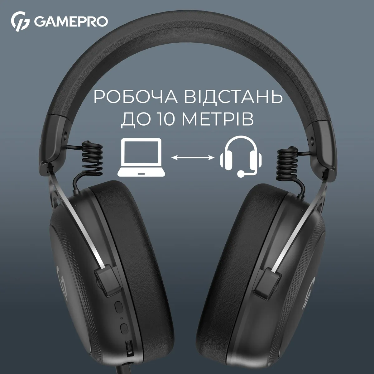Гарнітура GamePro Asgard Skald Black (HSW160B) - мініатюра 12