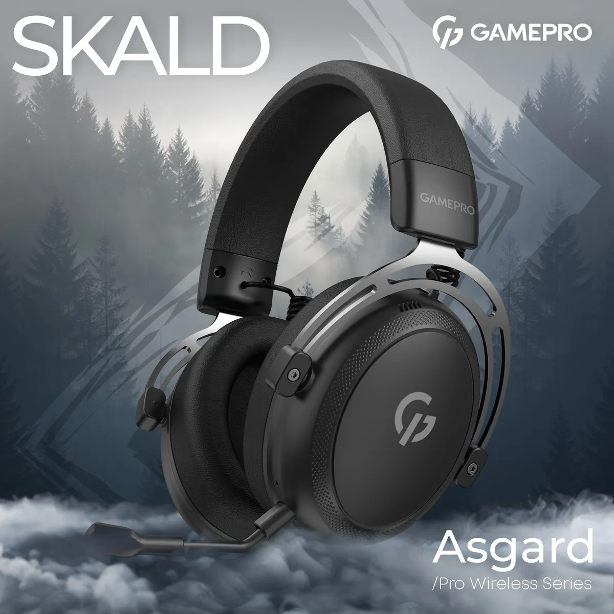 Гарнітура GamePro Asgard Skald Black (HSW160B) - мініатюра 9