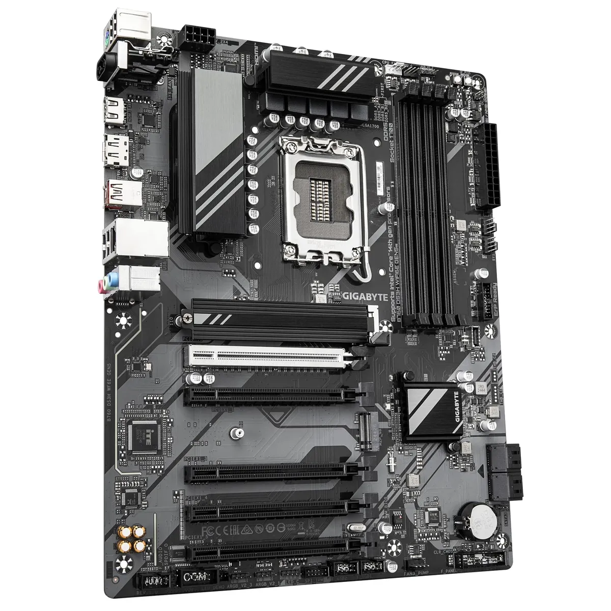 Материнська плата Gigabyte B760 DS3H WF6E GEN5 Socket 1700 - мініатюра 2