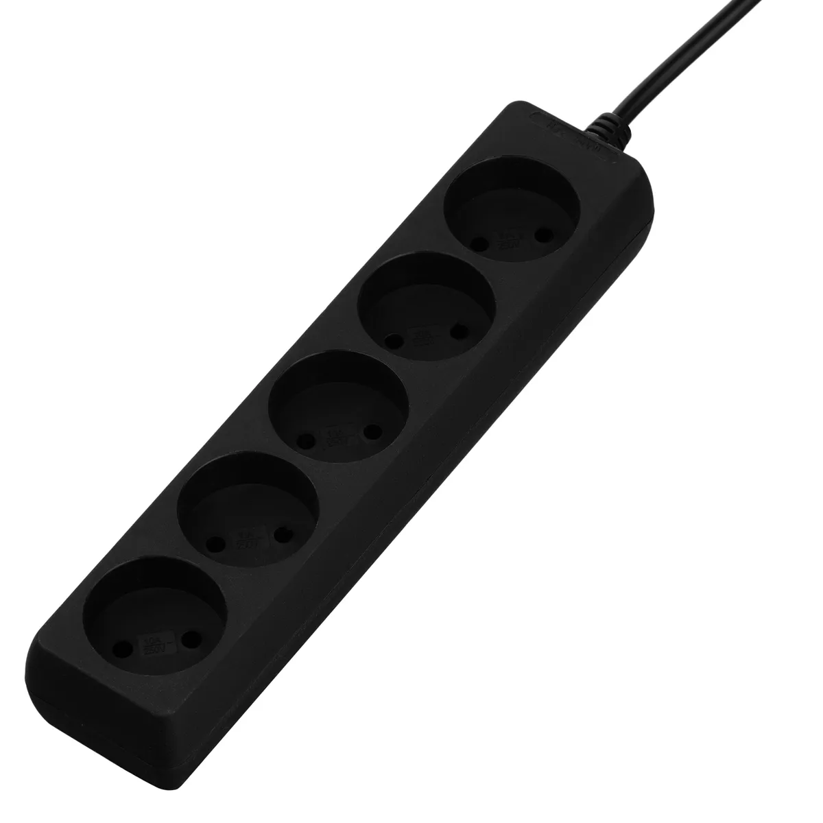 Фільтр живлення 2Е (2E-U05M3BK) 5 розетки, 3 м, чорний - мініатюра 2