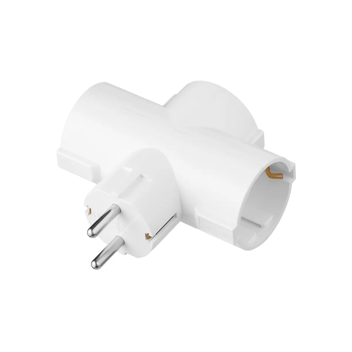 Мережевий адаптер 2E 3xТип F, 16A, білий (2E-AD0103WH)