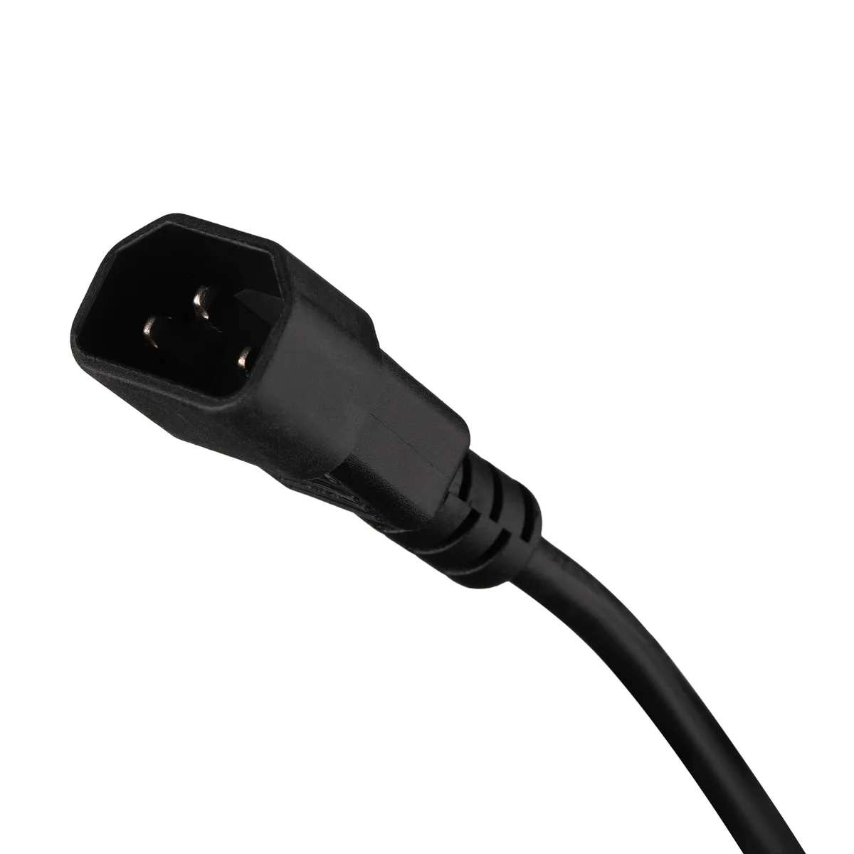 Фільтр живлення 2E 3 розетки, 1 м, черный (2E-U03C14M1BK) - мініатюра 3