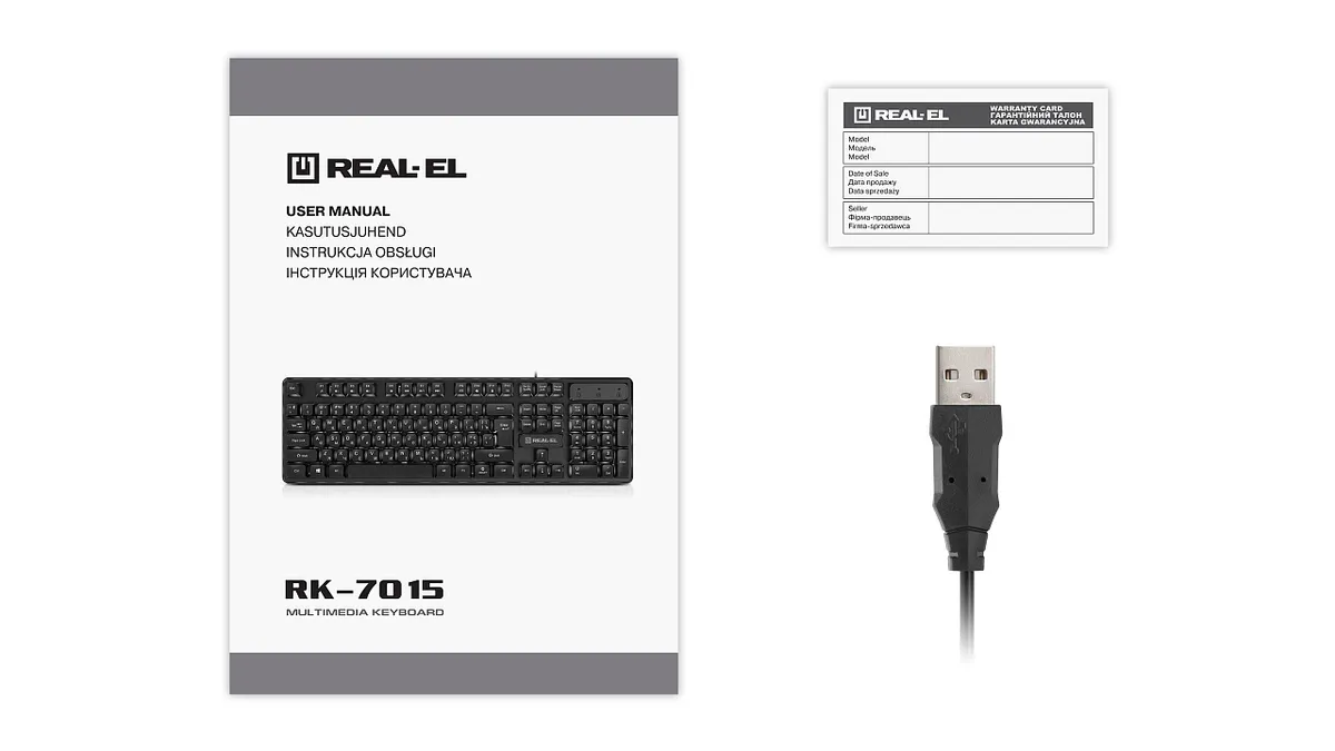 Клавіатура REAL-EL RK-7015 - мініатюра 8