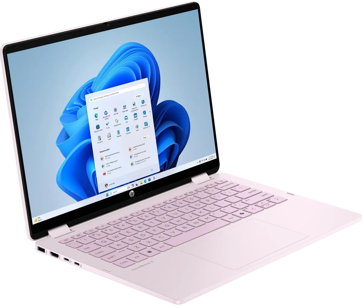 Ноутбук HP OmniBook 5 Flip 14-fp0007ua (BV5T1EA) Pink - мініатюра 2