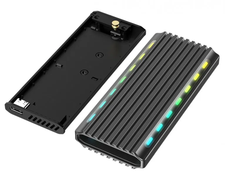 Зовнішня кишеня Gembird SSD M.2, USB 3.0, Black (EE2280-U3C-03) - мініатюра 2