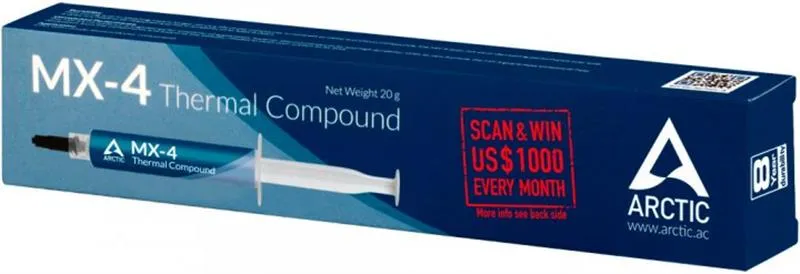 Термопаста Arctic MX-4 (ACTCP00001B) 20 г - мініатюра 2