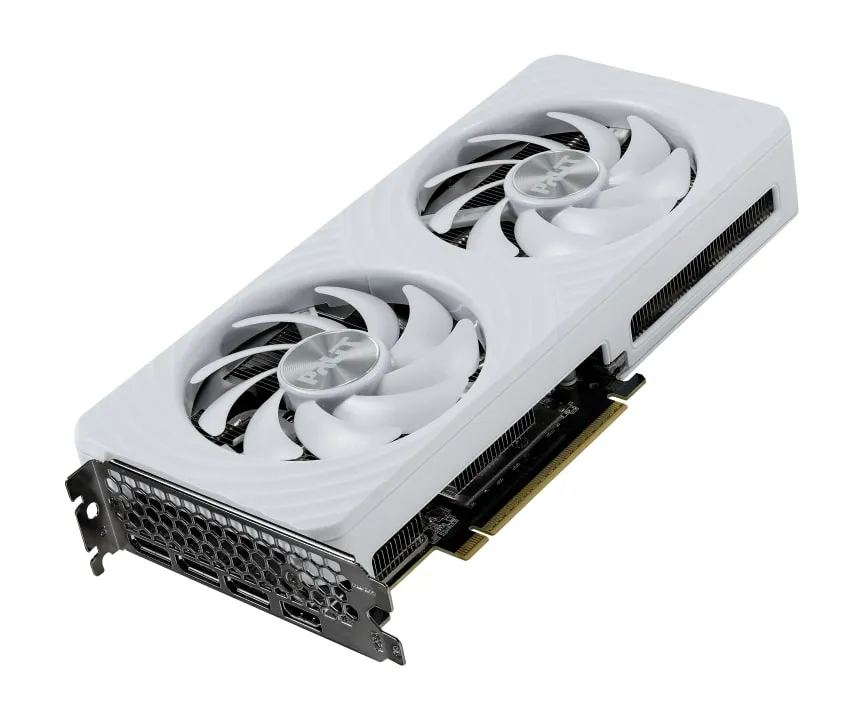 Відеокарта GF RTX 5060 Ti 16GB GDDR7 White OC Palit (NE7506TU19T1-GB2061M) - мініатюра 10