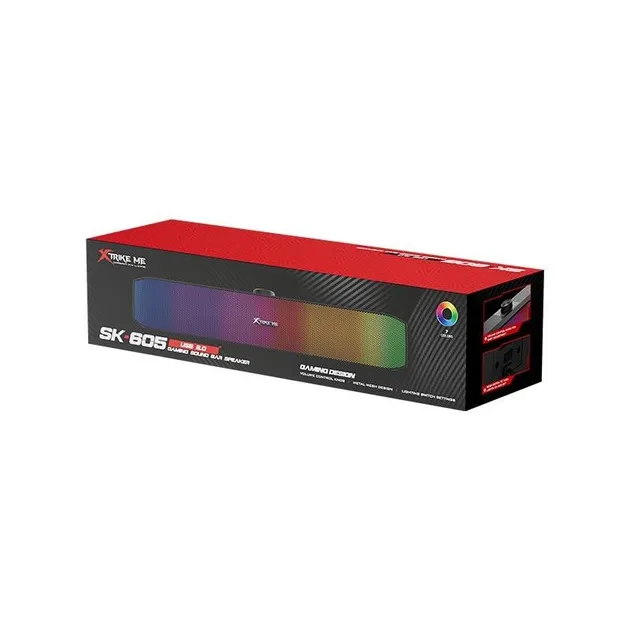 Акустична система Xtrike Me LED RGB Black (SK-605) - мініатюра 6