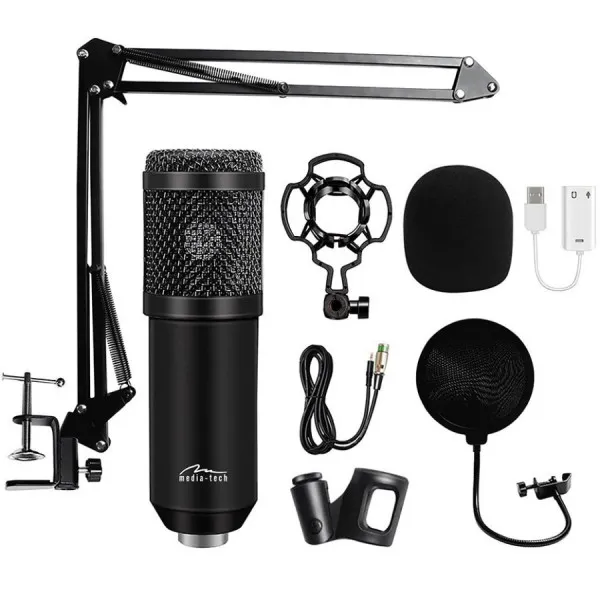 Мікрофон Media-Tech XLR USB (MT397K) - мініатюра 2