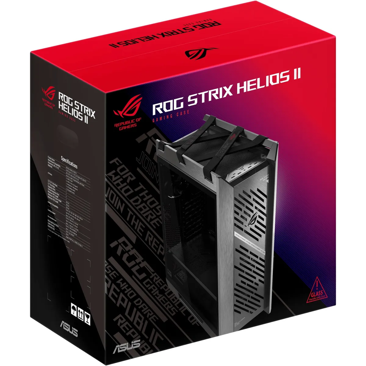 Корпус Asus ROG Strix Helios II GX601S Black (90DC00W0-B39000) - мініатюра 11