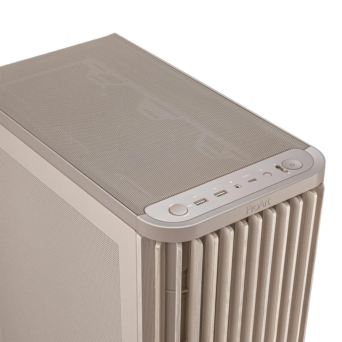 Корпус Asus ProArt PA401 Wood Edition - Mesh Beige (90DC00M7-B39000) - мініатюра 9