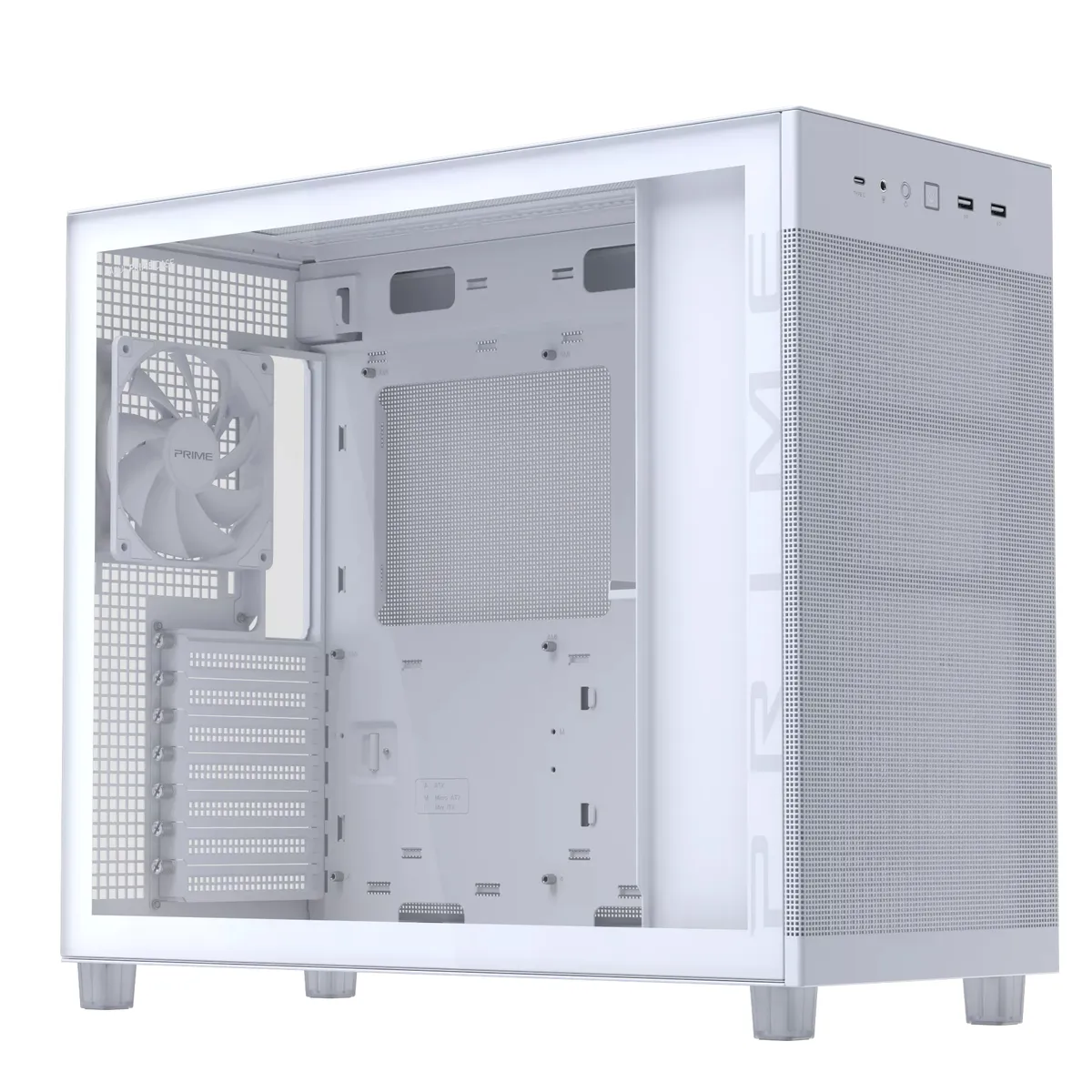 Корпус Asus Prime AP303 TG White (90DC00V3-B39010) - мініатюра 5