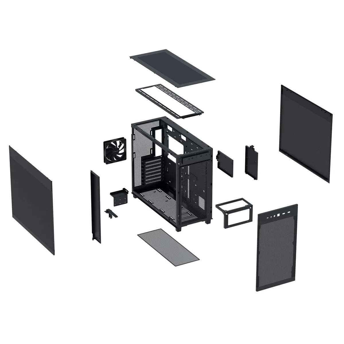 Корпус Asus Prime AP303 Mesh Black (90DC00V0-B39000) - мініатюра 3