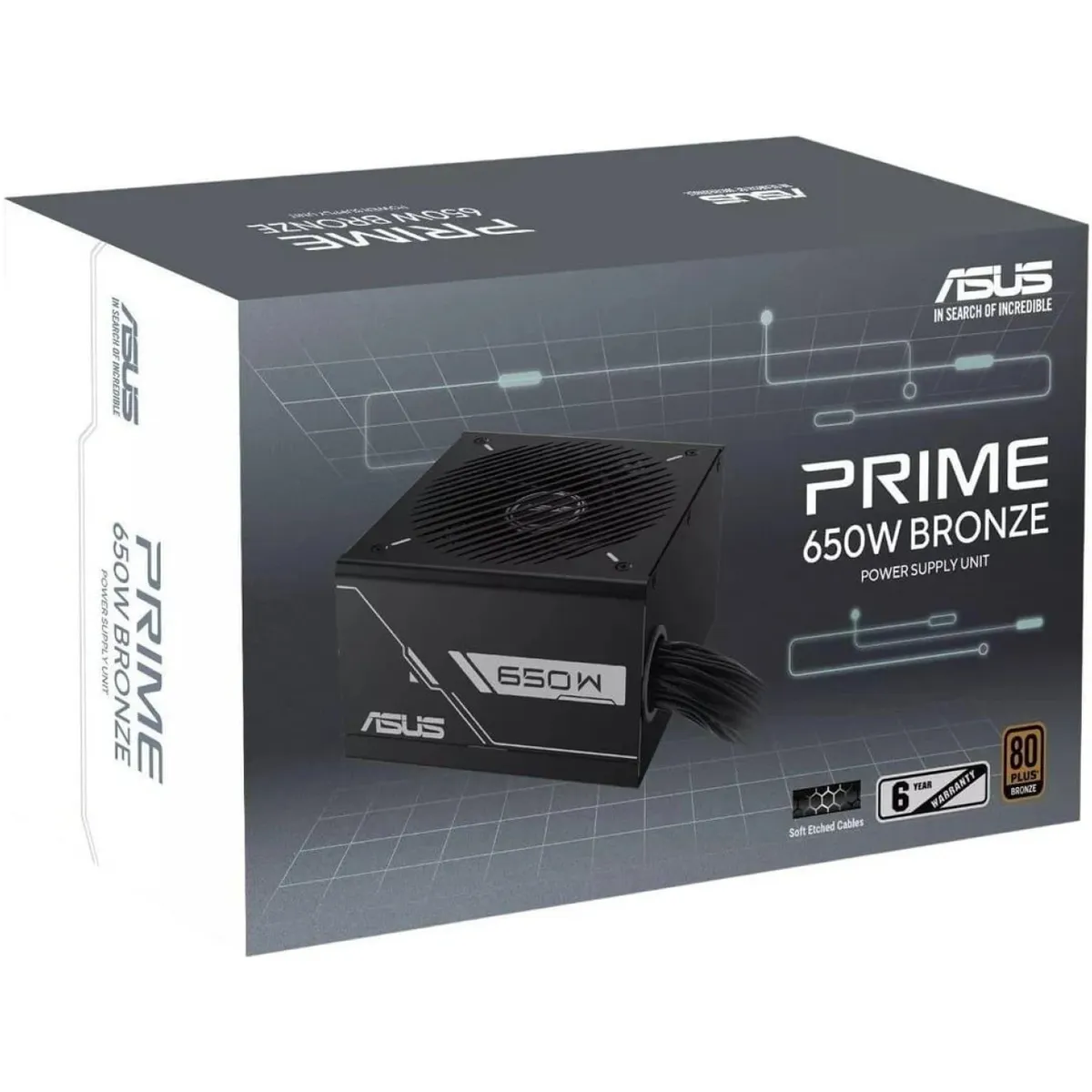 Блок живлення Asus Prime 650W Bronze (90YE00Y1-B0NA00) - мініатюра 9