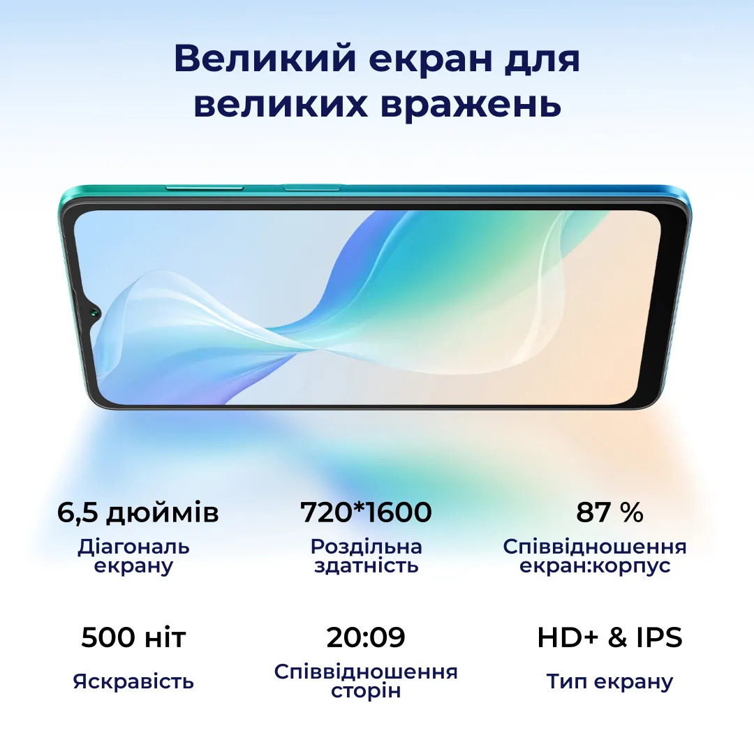 Смартфон Oscal C30 Pro 4/64GB Dual Sim Blue - мініатюра 8