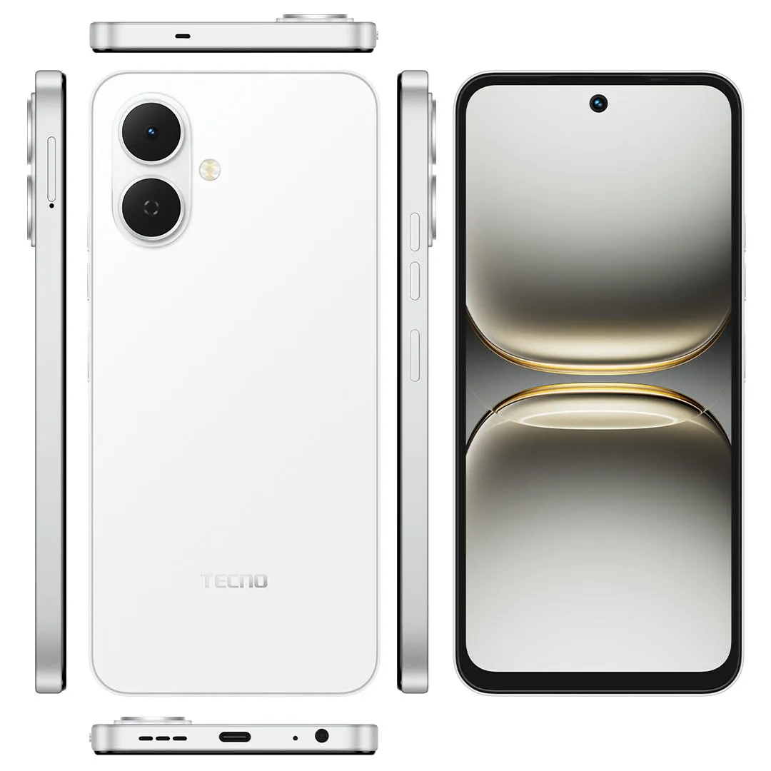 Смартфон Tecno Spark Go 2 (KM4) 4/128GB Veil White (4894947088841) - мініатюра 3