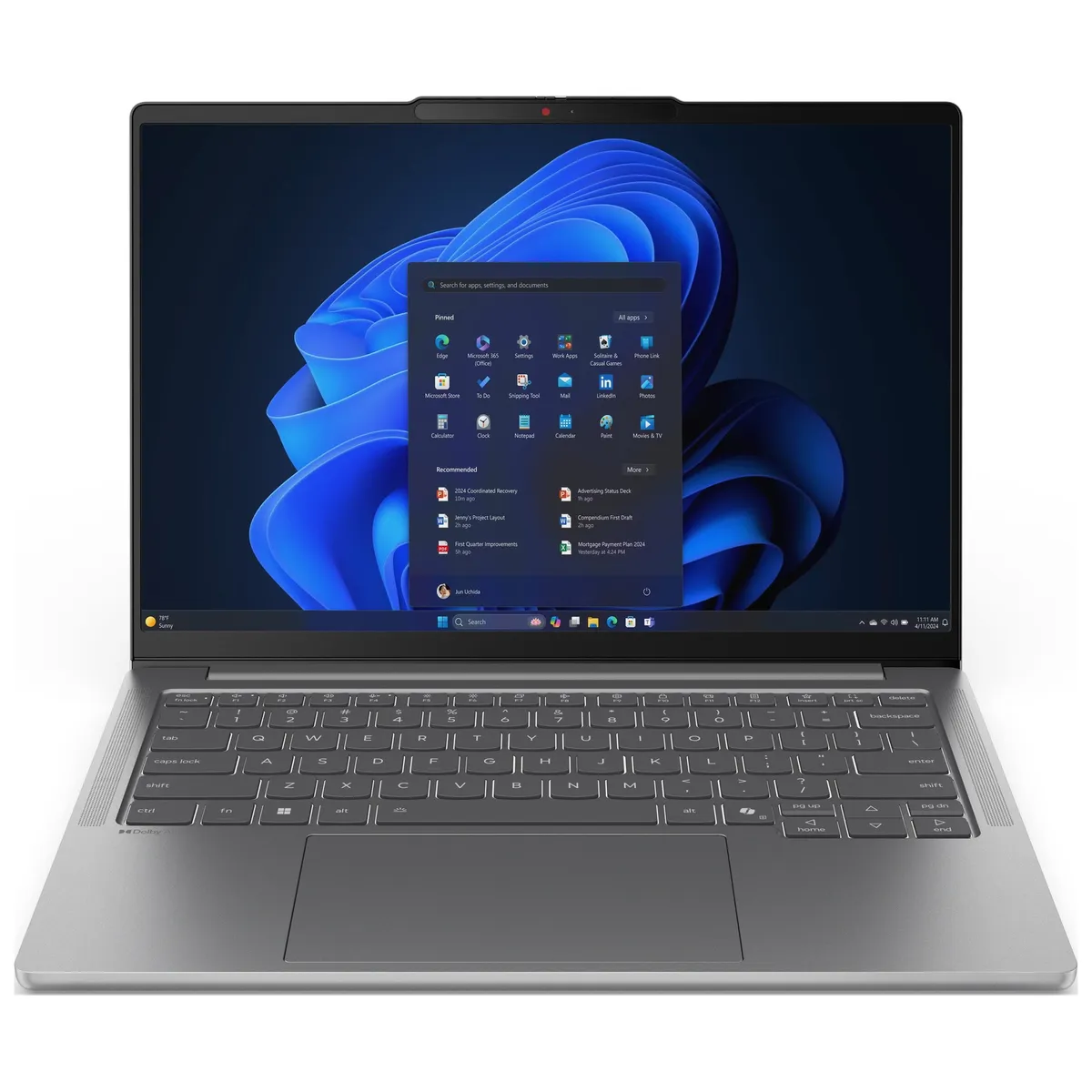 Ноутбук Lenovo IdeaPad Pro 5 14IAH10 (83JK0027RA) Luna Grey - мініатюра 11