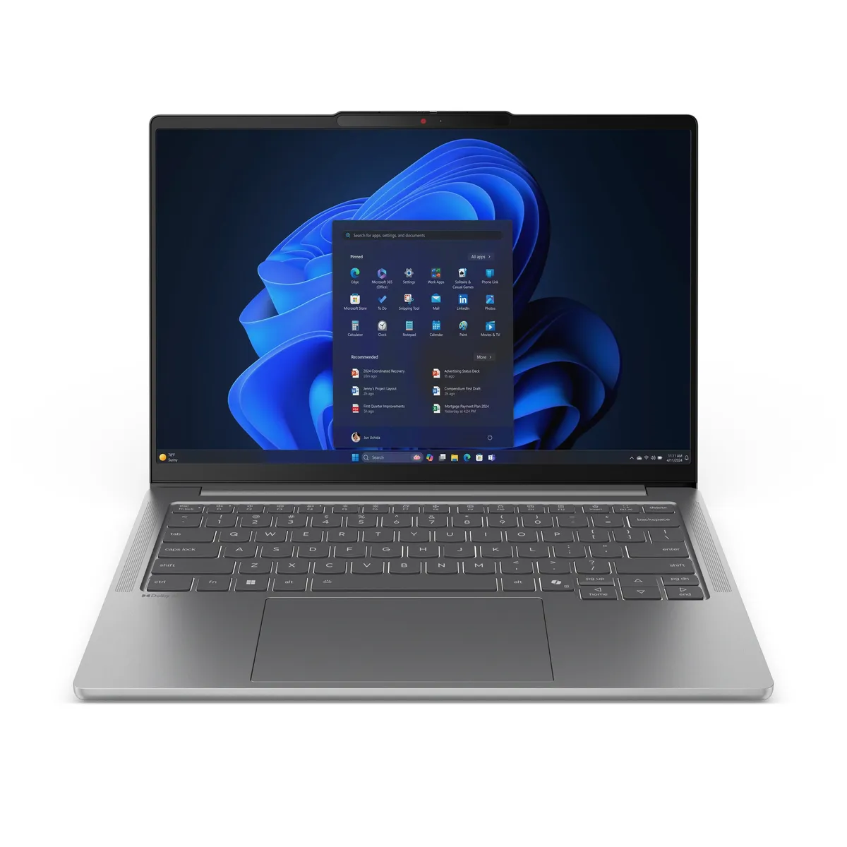Ноутбук Lenovo IdeaPad Pro 5 14IAH10 (83JK002ARA) Luna Grey - зображення 1