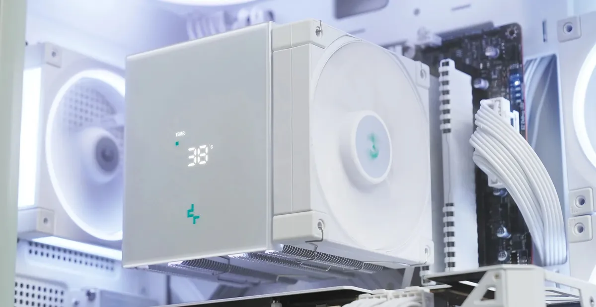 Кулер процесорний DeepCool AK620 Digital SE WH (R-AK620-WHADMN-GJD) - мініатюра 10