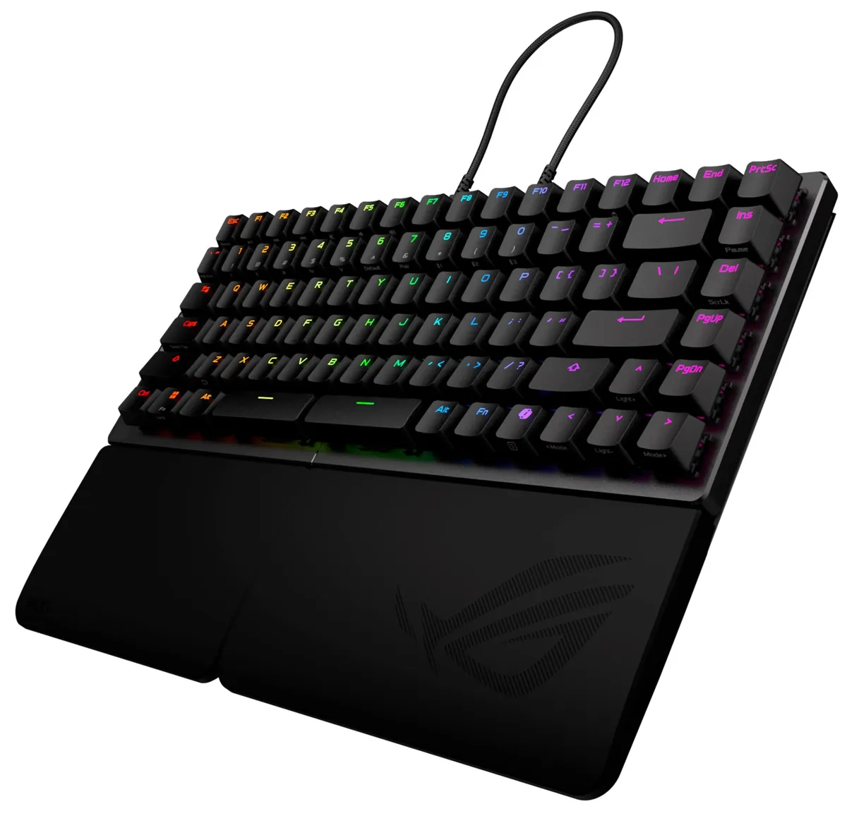 Клавіатура бездротова Asus ROG Falcata Split Magnetic Switch EN RGB Black (90MP043H-BKUA20) - мініатюра 5