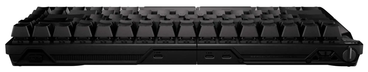 Клавіатура бездротова Asus ROG Falcata Split Magnetic Switch EN RGB Black (90MP043H-BKUA20) - мініатюра 8