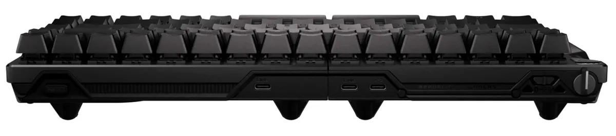 Клавіатура бездротова Asus ROG Falcata Split Magnetic Switch EN RGB Black (90MP043H-BKUA20) - мініатюра 9