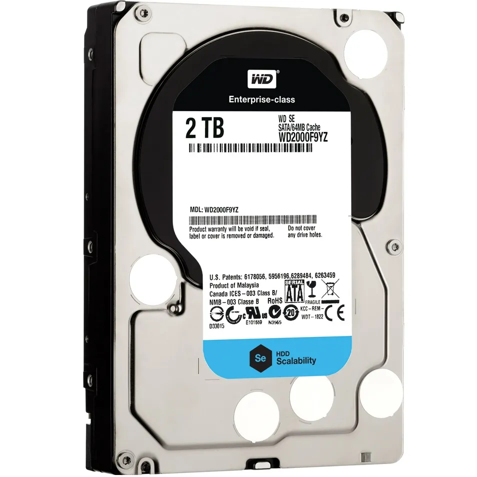 Накопичувач HDD SATA 2.0TB WD SE 7200rpm 64MB (WD2000F9YZ) - зображення 1