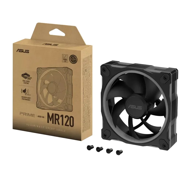 Вентилятор Asus Prime MR120 ARGB Black (90DA00I0-B09000) - мініатюра 4