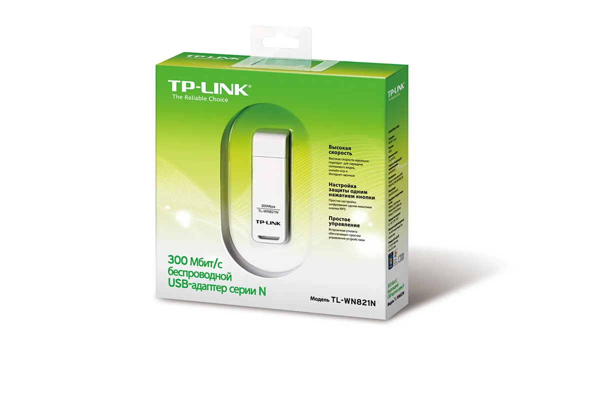 Бездротовий адаптер TP-Link TL-WN821N - мініатюра 2