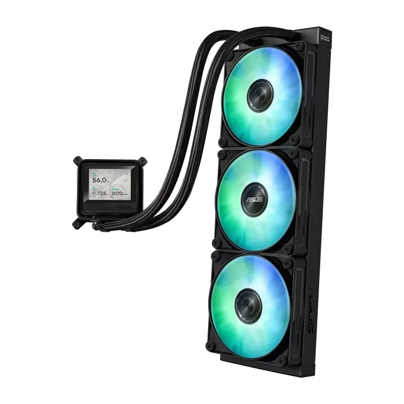 Система водяного охолодження Asus Max Gaming LC 360 ARGB LCD Black (90RC01G1-B0EAY0) - мініатюра 4