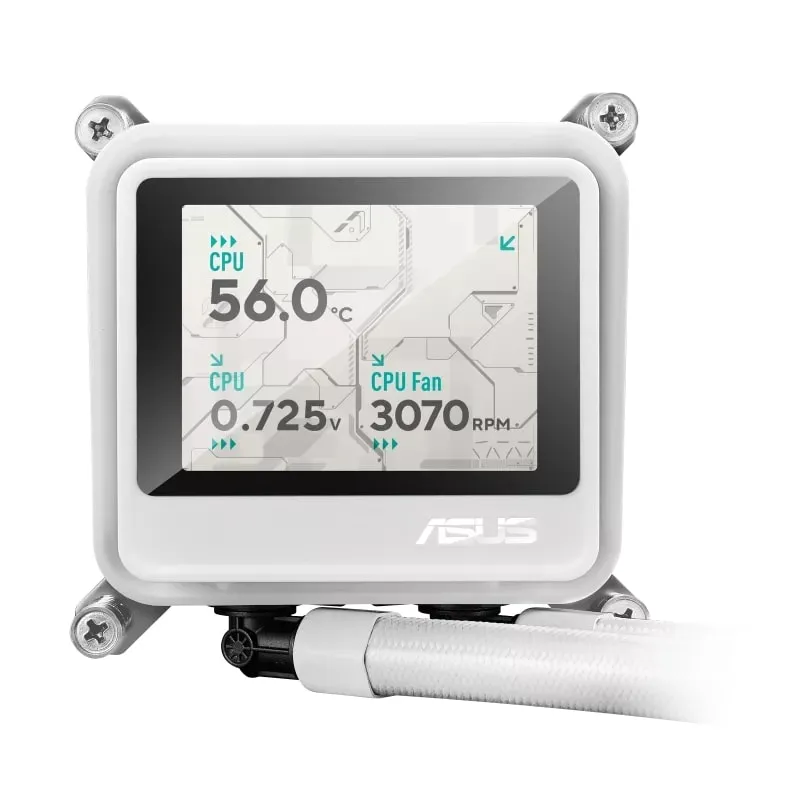 Система водяного охолодження Asus Max Gaming LC 360 ARGB LCD White (90RC01G2-B0EAY0) - мініатюра 4