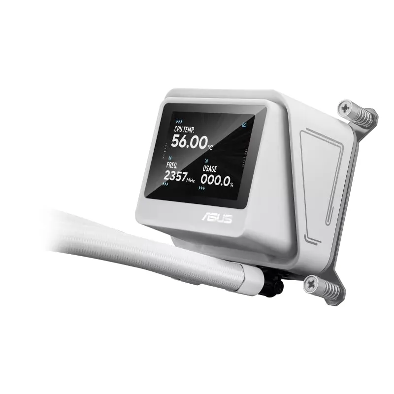 Система водяного охолодження Asus Max Gaming LC 360 ARGB LCD White (90RC01G2-B0EAY0) - мініатюра 5