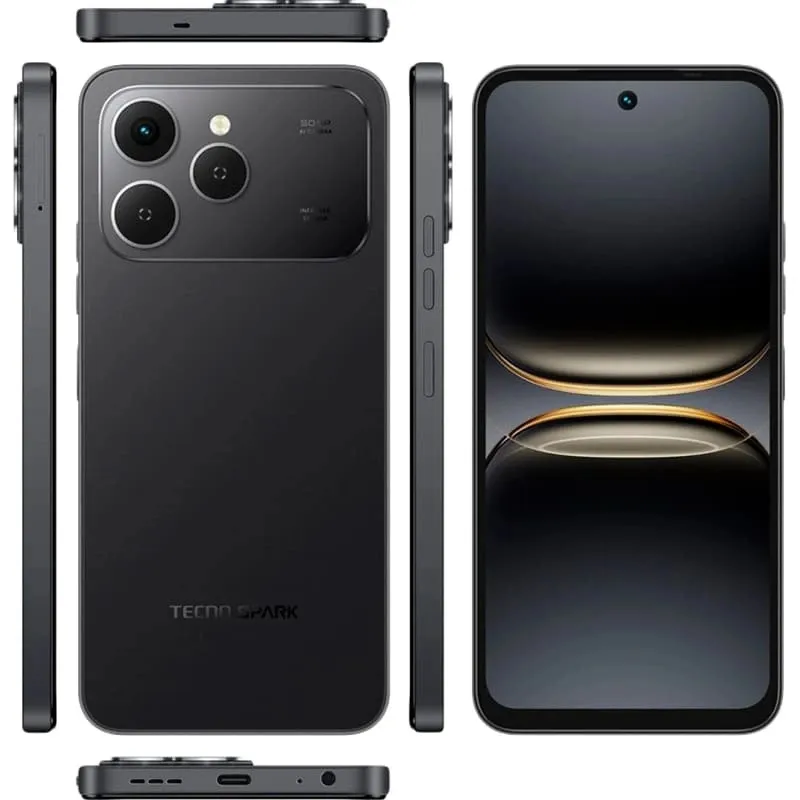 Смартфон Tecno Spark 40 (KM5n) 8/256GB Ink Black (4894947091551) - мініатюра 15