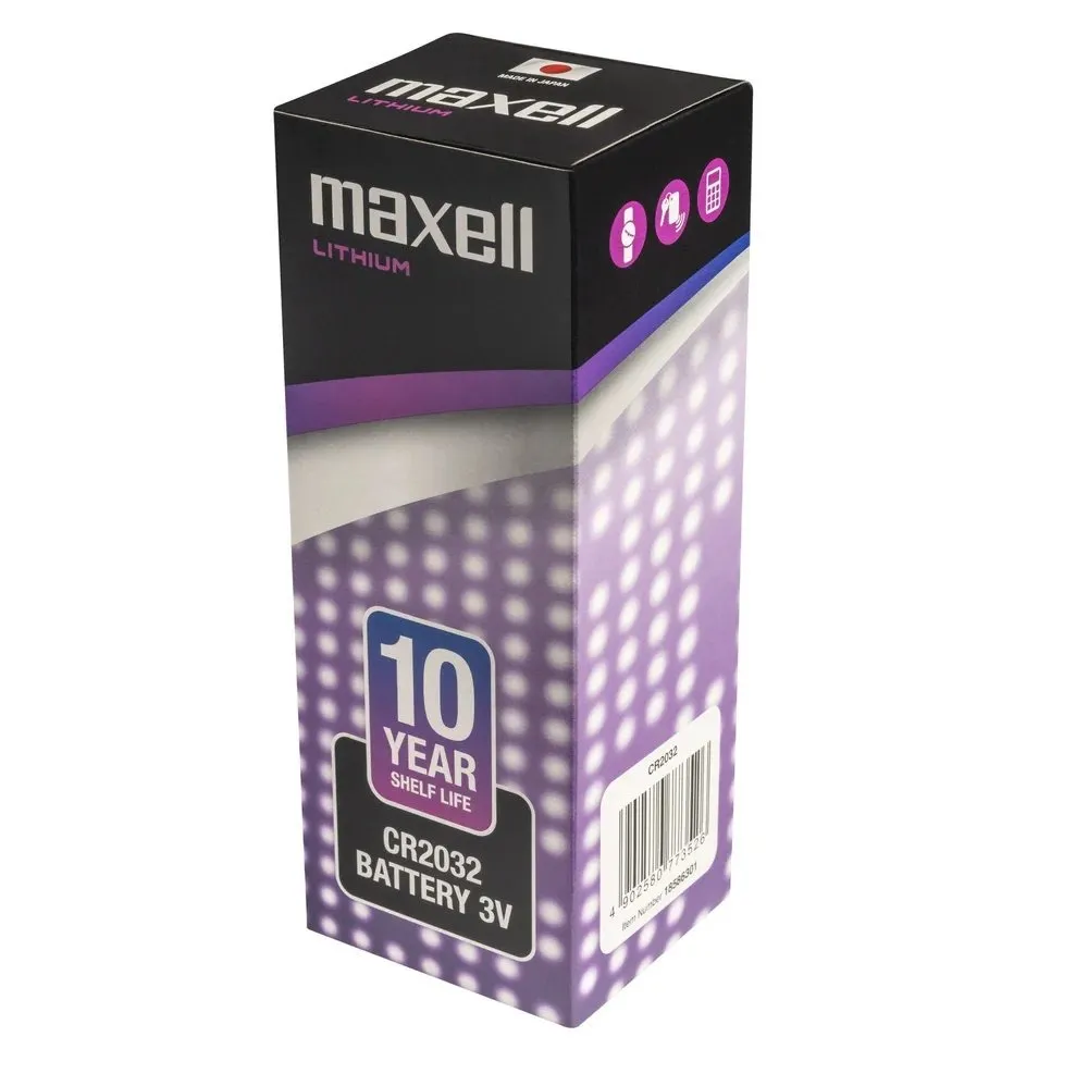 Батарейка Maxell Lithium CR2032 BL 5 шт - мініатюра 3