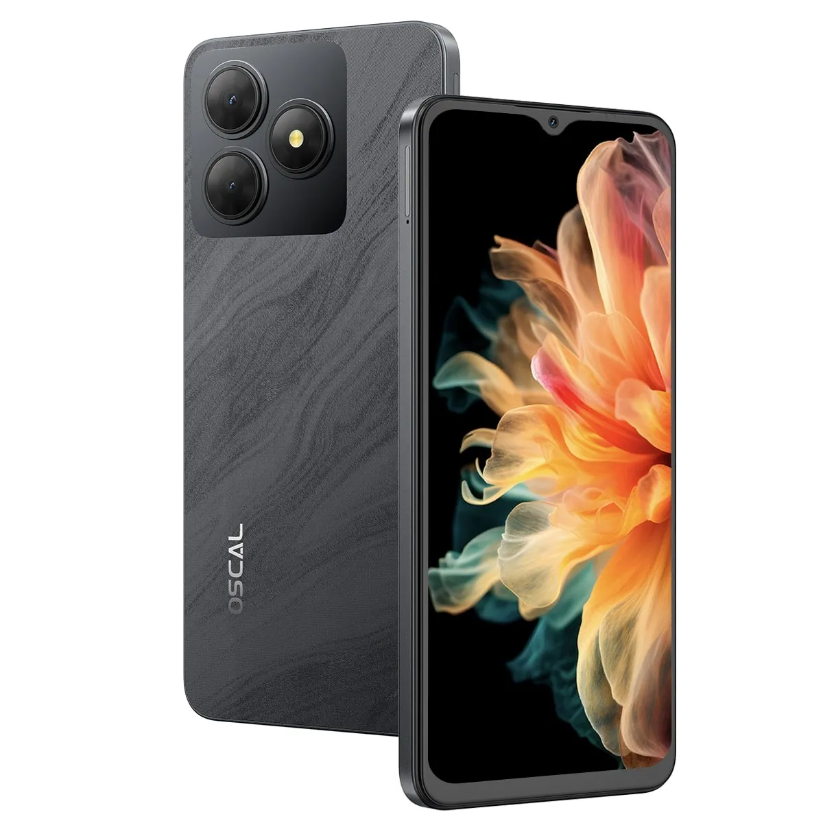 Смартфон Oscal Flat 2 4/128GB Phantom Black - мініатюра 8