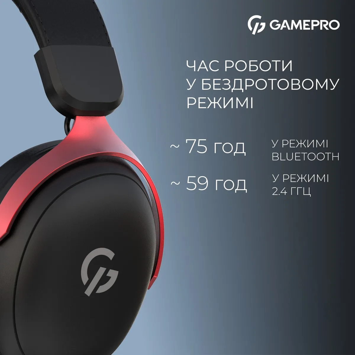 Гарнітура GamePro Asgard Freya Pro Black-Red (HSW201BR) - мініатюра 7