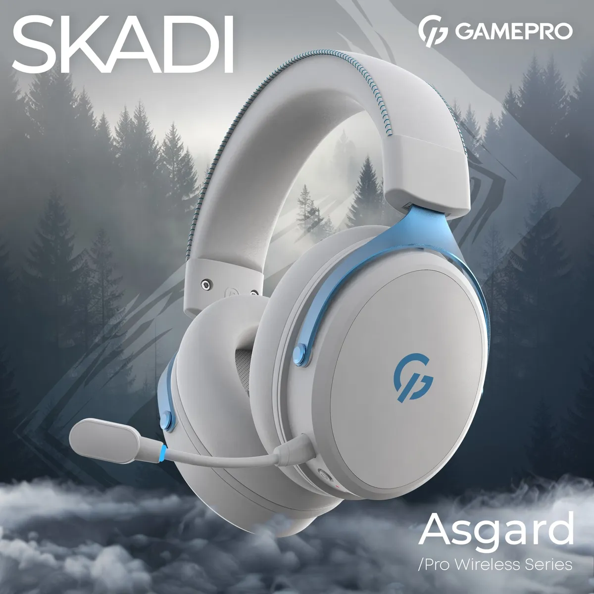 Гарнітура GamePro Asgard Skadi White (HSW191WB) - мініатюра 4