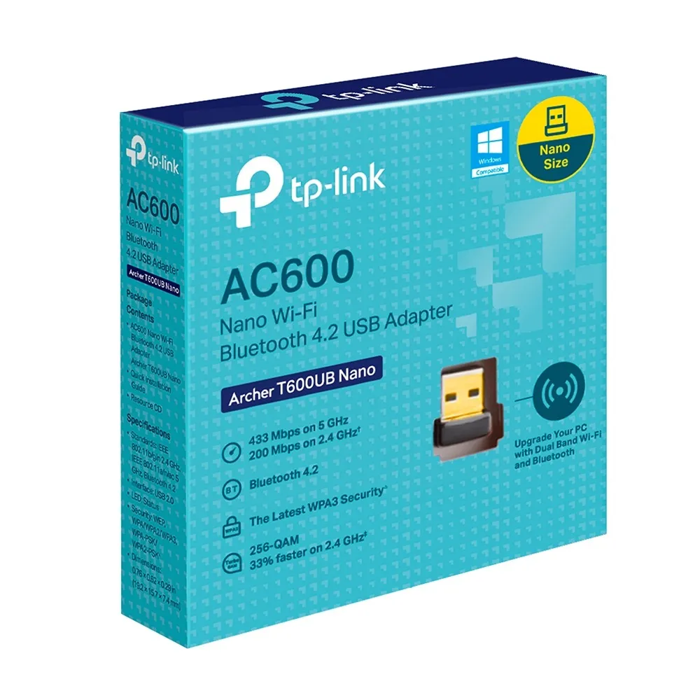 Бездротовий адаптер TP-Link Archer T600UB Nano - зображення 1