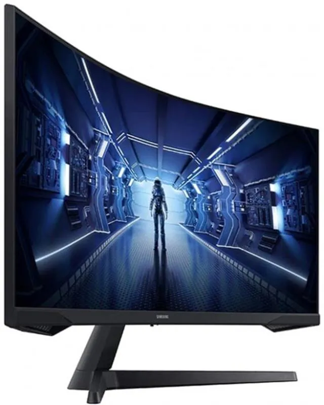 Монiтор Samsung 34" Odyssey G5 (LC34G55TWWIXUA) VA Black Curved - мініатюра 4