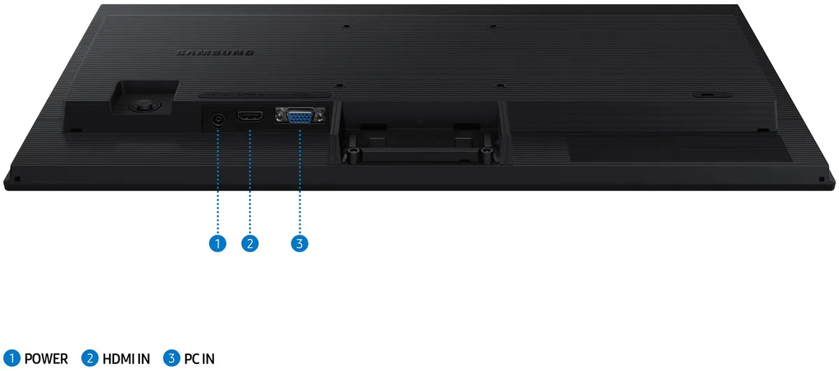 Монiтор Samsung 22" LS22D300G (LS22D300GAIXUA) IPS Black 100Hz - мініатюра 7