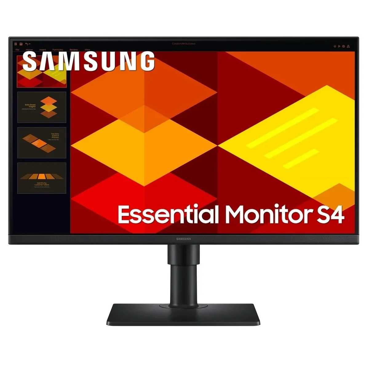 Монiтор Samsung 24" LS24D400G (LS24D400GAIXUA) IPS Black 100Hz - зображення 1